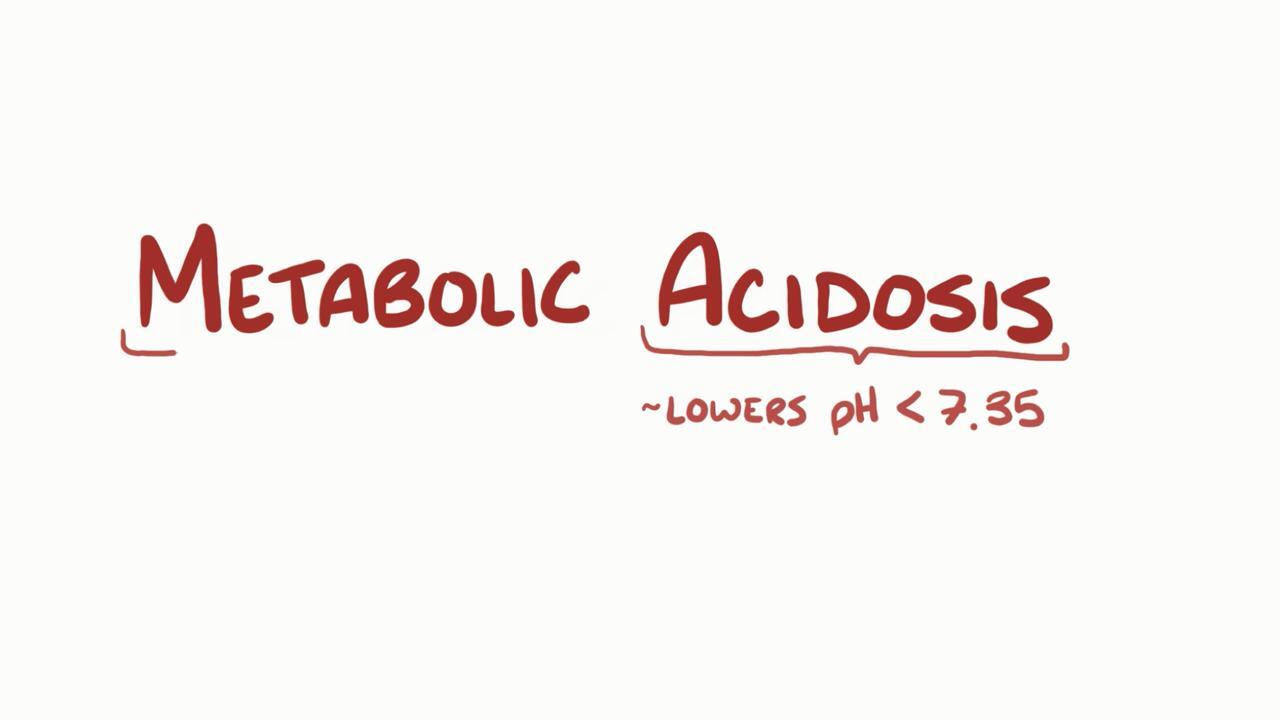 تشخیص اسیدوز متابولیک ​